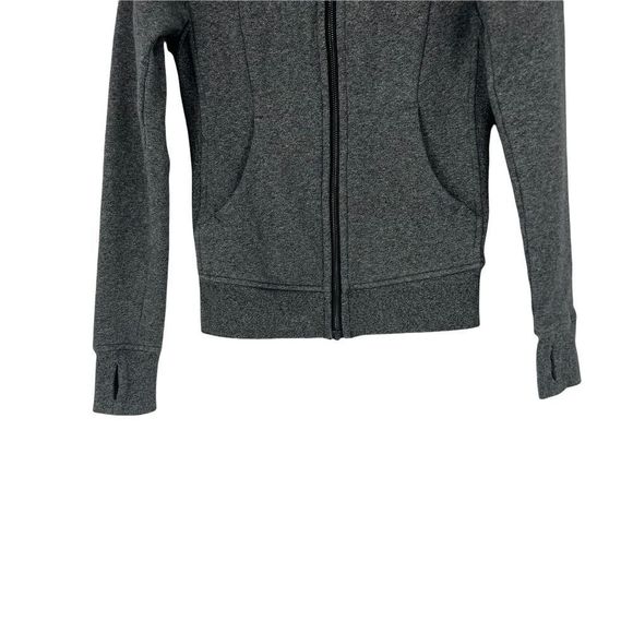 Lululemon Scuba Full-Zip Hoodie in Heathered Speckled Black Size 2 - Picture 7 of 15